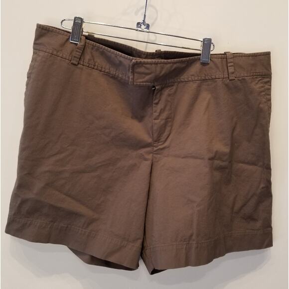 Mossimo Moss Green Camo Shorts Stretch Shorts Pockets Plus Size 20 - Picture 4 of 11